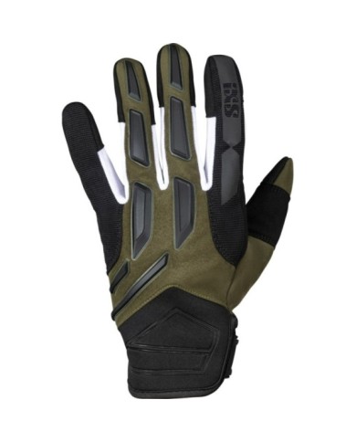 guanti iXS Tour Pandora-Air 2.0 nero-oliva-bianco