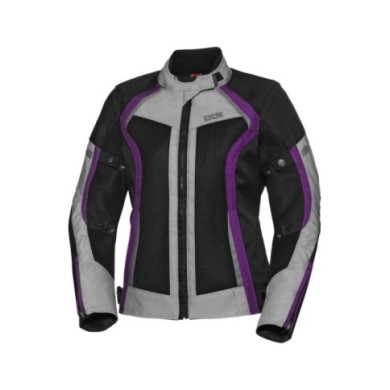 iXS Sport Femme Veste Andorra-Air noir-gris-violet