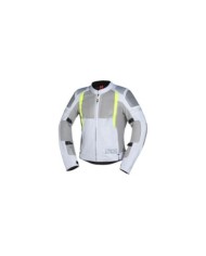 iXS Sport Veste Trigonis-Air gris clair-gris-neon jaune