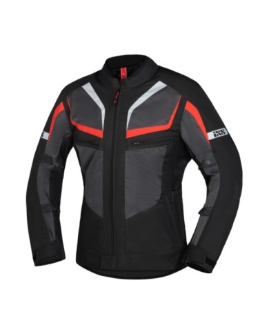 giacca iXS Tour Gerona-Air 1.0 nero-grigio-rosso
