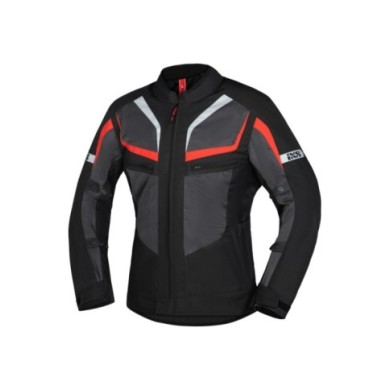 iXS Tour Jacke Gerona-Air 1.0 schwarz-grau-rot