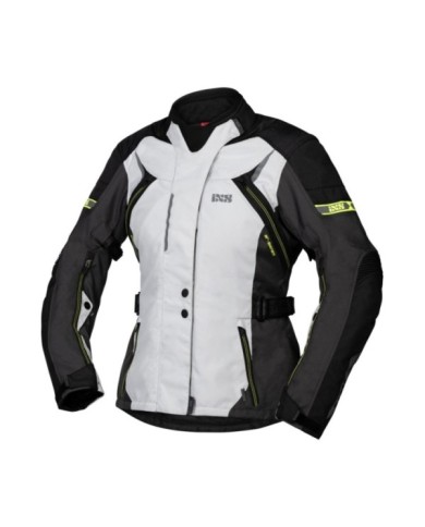 giacca iXS Tour Liz-ST da donna grigio-nero-giallo
