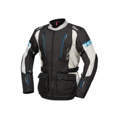 giacca iXS Tour Lorin-ST nero-grigio chiaro-blu
