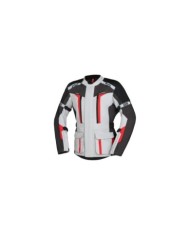 giacca iXS Tour Evans-ST 2.0 grigio chiaro-grigio-rosso