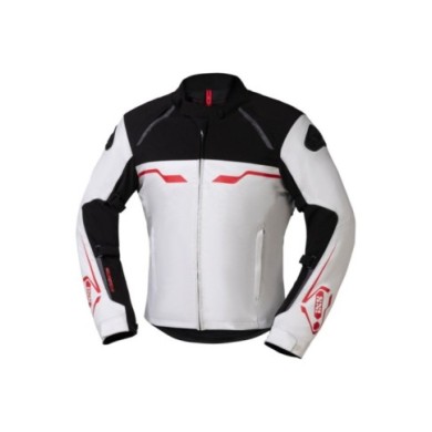iXS Sport Giacca Hexalon-ST bianco-nero-rosso