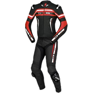 mute iXS Sport LD RS-700 2 pezzi nero-rosso-bianco