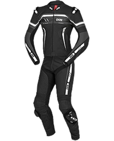 mute iXS Sport LD RS-700 2 pezzi nero-grigio-bianco