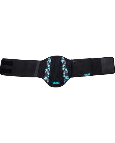 iXS Cintura lombare sagomata da donna nero-turchese