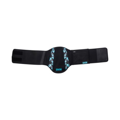 iXS Cintura lombare sagomata da donna nero-turchese