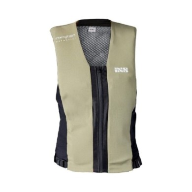 gilet airbag iXS IPRO 1.0 oliva-nero S