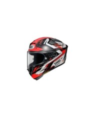 SHOEI Casco integrale X-Spirit Pro X1 TC-1 rosso-bianco-argento