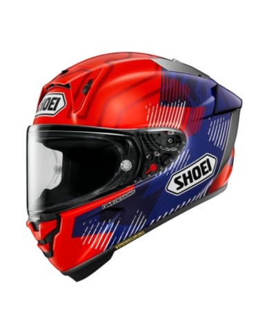 SHOEI Integralhelm X-Spirit Pro Marquez 8 TC-1, rot-blau-weiss