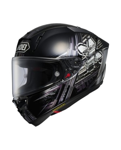 SHOEI Casco integrale X-Spirit Pro Crosslogo TC-5, nero-bianco