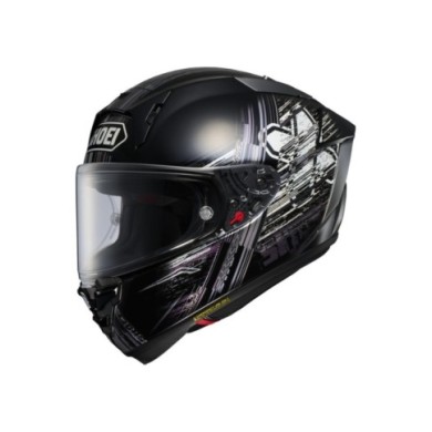 SHOEI Integralhelm X-Spirit Pro Crosslogo TC-5, schwarz-weiss