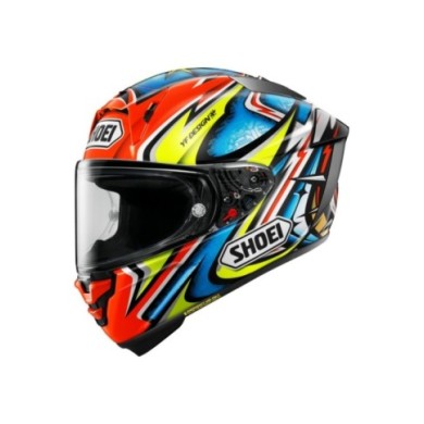 SHOEI Integralhelm X-Spirit Pro Daijiro TC-1, rot-blau-gelb