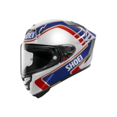 SHOEI Integralhelm X-Spirit Pro Gardner TC-2 weiss-blau-rot