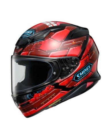 SHOEI Integralhelm NXR2 Fortress TC-1 rot-schwarz