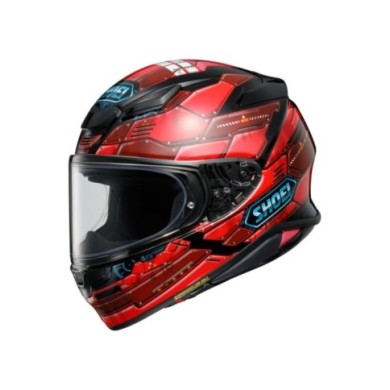 SHOEI Integralhelm NXR2 Fortress TC-1 rot-schwarz