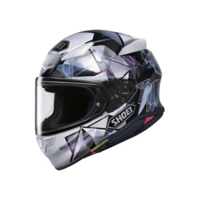 SHOEI Casco integrale NXR2 Origami2 TC-5, bianco-grigio-verde