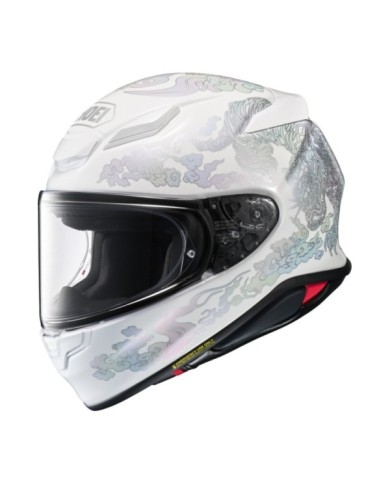SHOEI Casco integrale NXR2 Fearless TC-6, bianco-argento