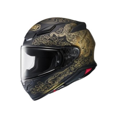 SHOEI Casque intégrale NXR2 Fearless TC-5, mat noir-or