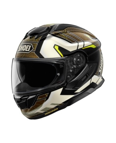 SHOEI Casco integrale GT-Air 3 Hike TC-11, nero-bianco-giallo neon