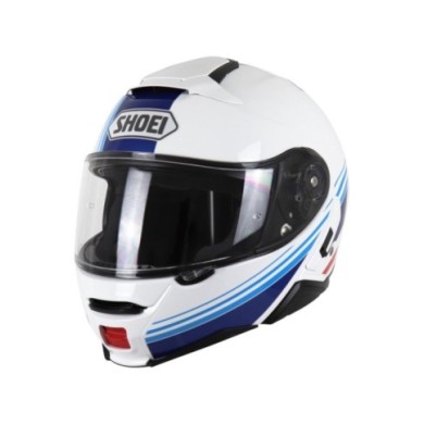 SHOEI Klapphelm Neotec II SEPARATOR TC-10 weiss-blau-rot