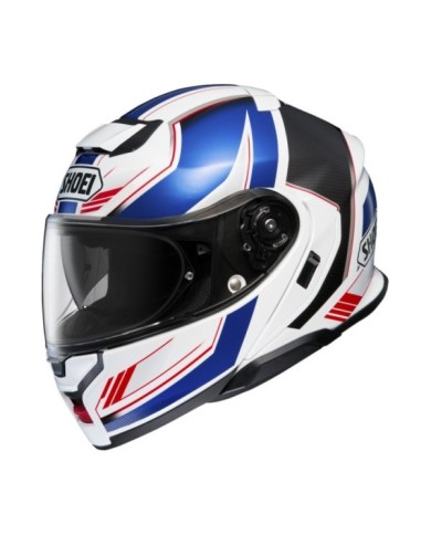 SHOEI Klapphelm Neotec 3 Grasp TC-10 weiss-blau-rot