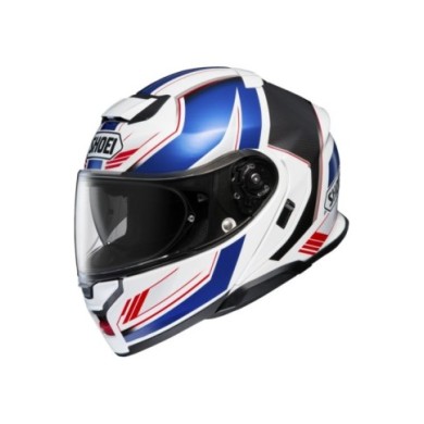 SHOEI Klapphelm Neotec 3 Grasp TC-10 weiss-blau-rot
