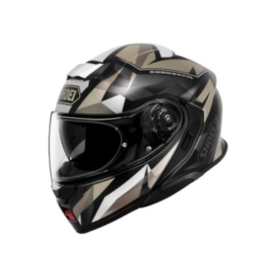 SHOEI Klapphelm Neotec 3 Fragments TC-10, schwarz-beige-weiss