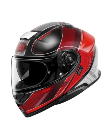 SHOEI Casque modulable Neotec 3 Sharpen TC-1, rouge-noir-blanc