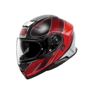 SHOEI Casque modulable Neotec 3 Sharpen TC-1, rouge-noir-blanc