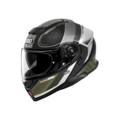 SHOEI Klapphelm Neotec 3 Sharpen TC-11, matt olive-schwarz-weiss