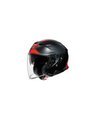 SHOEI Casco jet J-Cruise II Adagio TC-1, nero-rosso-argento