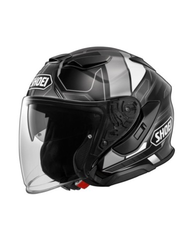 SHOEI Casque jet J-Cruise 3 Whizzy TC-5 noir-gris clair-gris