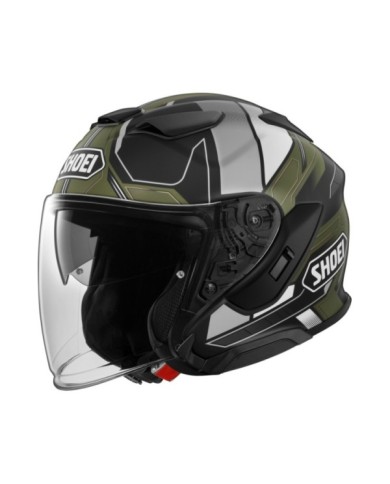 SHOEI Casco jet J-Cruise 3 Whizzy TC-11 nero opaco-oliva