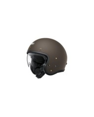 SHOEI Casco jet J-O 2 Candy marrone opaco