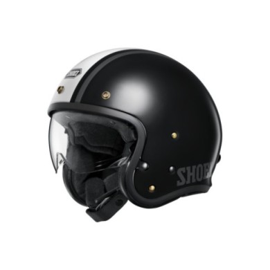 SHOEI Casco Jet J-O 2 Adventure TC-5, nero-bianco-grigio
