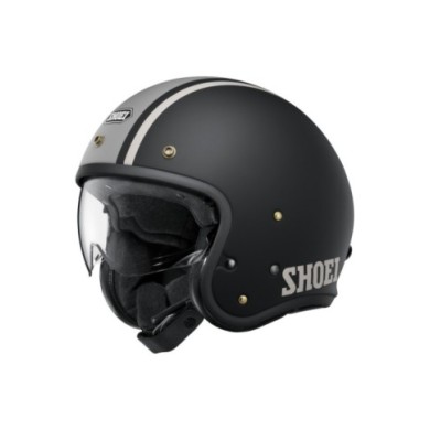 SHOEI Casque Jet J-O 2 Aventure TC-10, noir-gris-brun