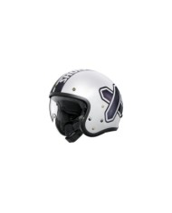 SHOEI Casque Jet J-O 2 Cross Logo 2 TC-6, blanc-noir