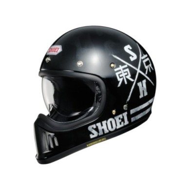 SHOEI Integralhelm EX-Zero Xanadu TC-5 TC-5, schwarz-weiss-rot