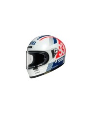 SHOEI Integralhelm Glamster MM93 Retro TC-10 weiss-blau-rot