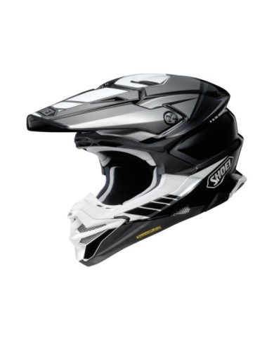 SHOEI Motocrosshelm VFX-WR 06 JAMMER TC-5 schwarz-weiss-silber