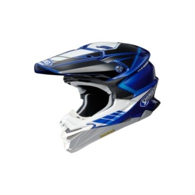 SHOEI Motocrosshelm VFX-WR 06 JAMMER TC-2 blau-schwarz-weiss