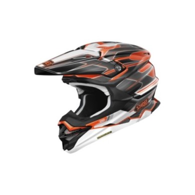 SHOEI Motocrosshelm VFX-WR 06 Sparkle TC-8 schwarz-orange-weiss