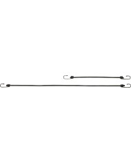 iXS Caoutchouc pour bagages Noir solide 100cm (10 pièces)