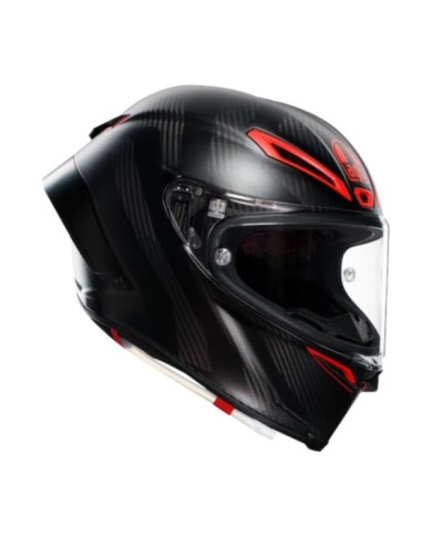 AGV Integralhelm Pista GP RR Intrepido matt carbon schwarz-rot