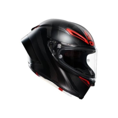 AGV Casco integrale Pista GP RR Intrepido carbonio nero-rosso