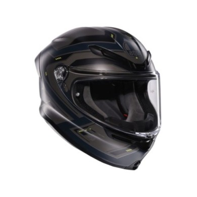 AGV Casque intégral K6 S Enhance mat gris-fluo jaune