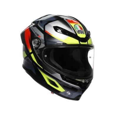 AGV Integralhelm K6 S Erazer schwarz-rot-gelb